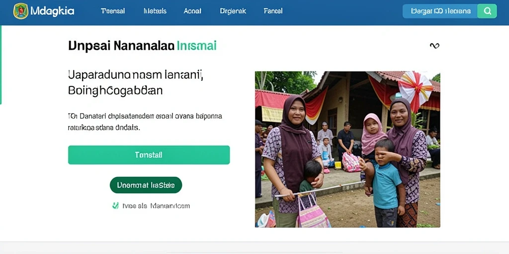 Tampilan utama aplikasi dengan grafik yang menawan.
