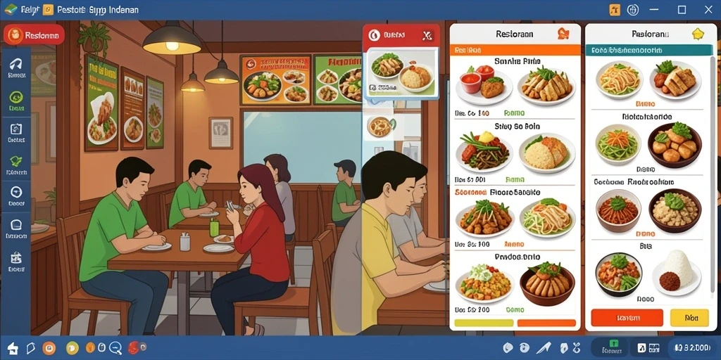 Tampilan antarmuka yang menarik dan user-friendly.