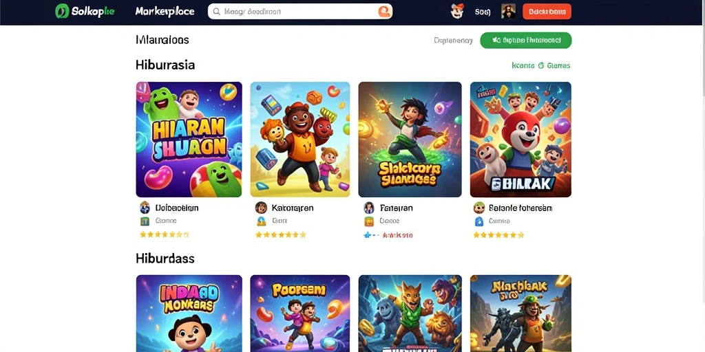 Tampilan antarmuka yang sederhana dan menarik.