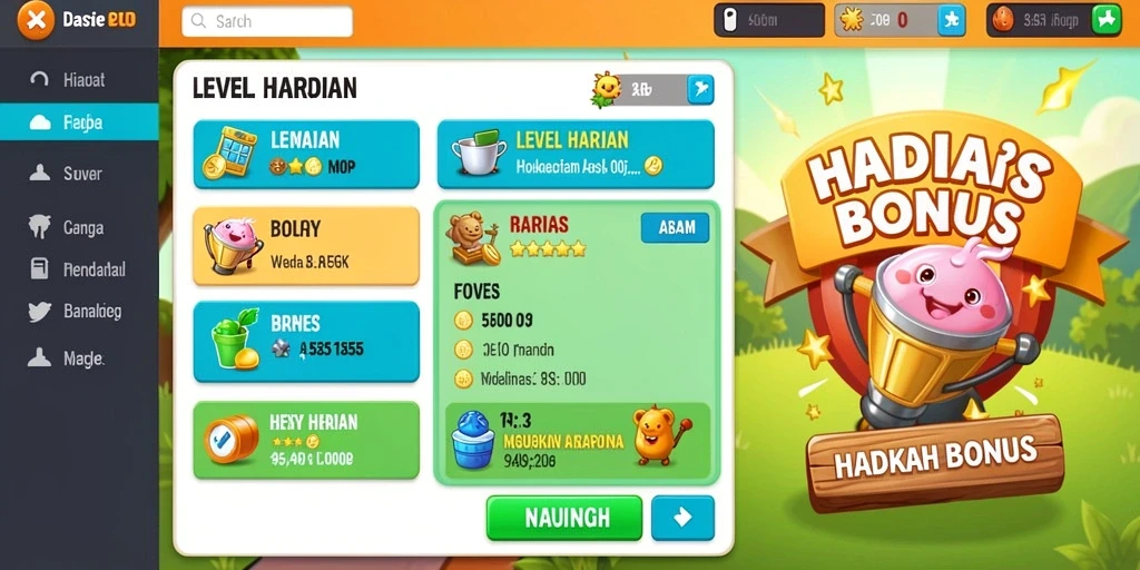 Tampilan antarmuka yang menarik dan mudah dinavigasi.